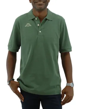 302S1U0J70, Kappa,  Logo Life - Men S/S Polo - Green Thyme