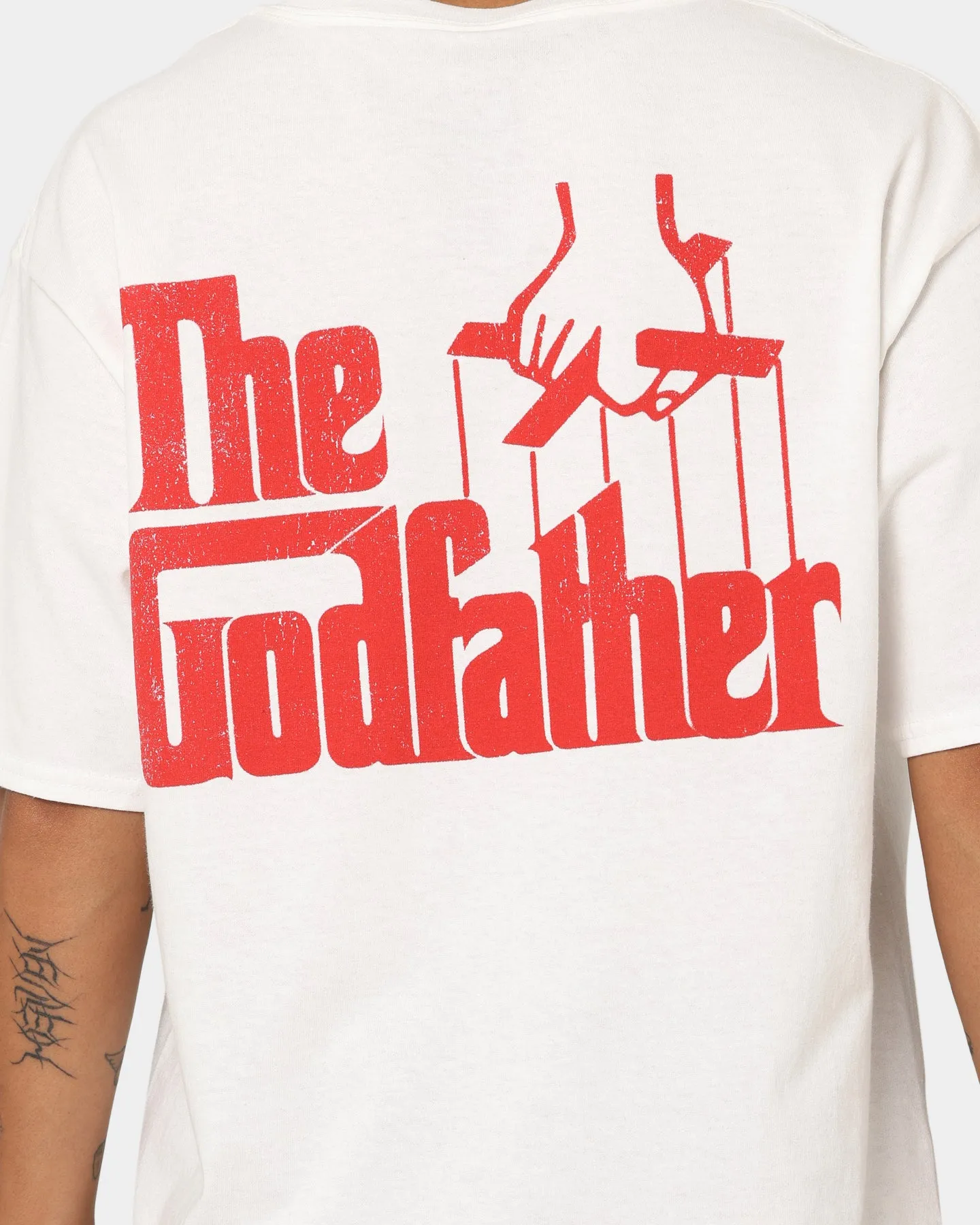 American Thrift X The Godfather The Godfather Cat T-Shirt White