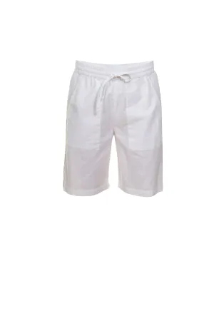 Antonie cotton/linen Long Shorts - White