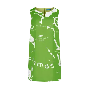 ARCHIPELAGO A-LINE DRESS-LIME
