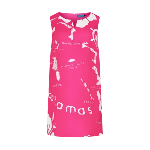 ARCHIPELAGO A-LINE DRESS-PINK