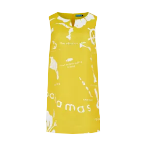 ARCHIPELAGO A-LINE DRESS-YELLOW