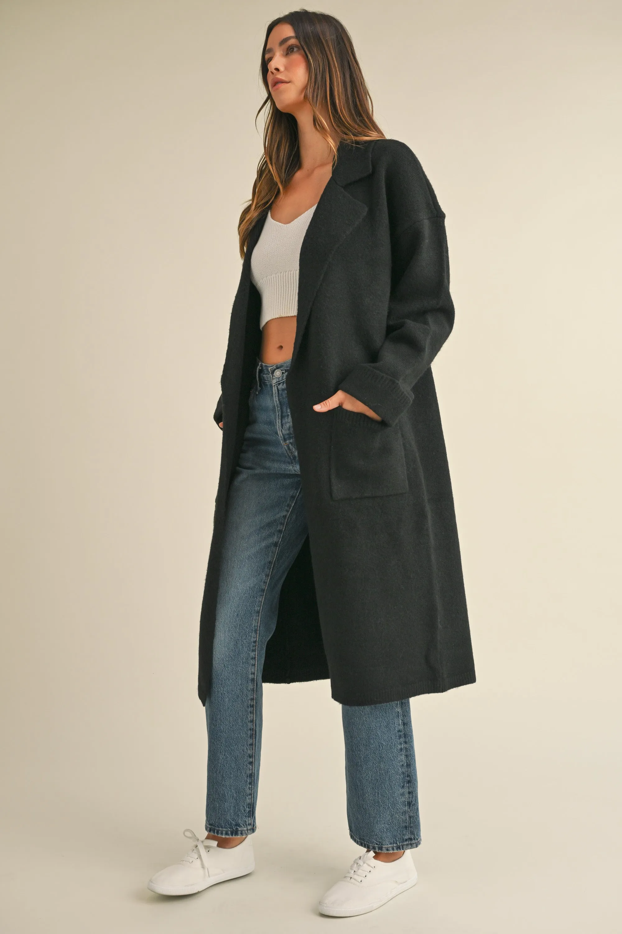 AVIANA KNIT TRENCH COAT