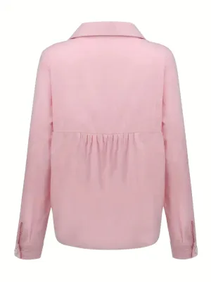 Button-Down Linen Top