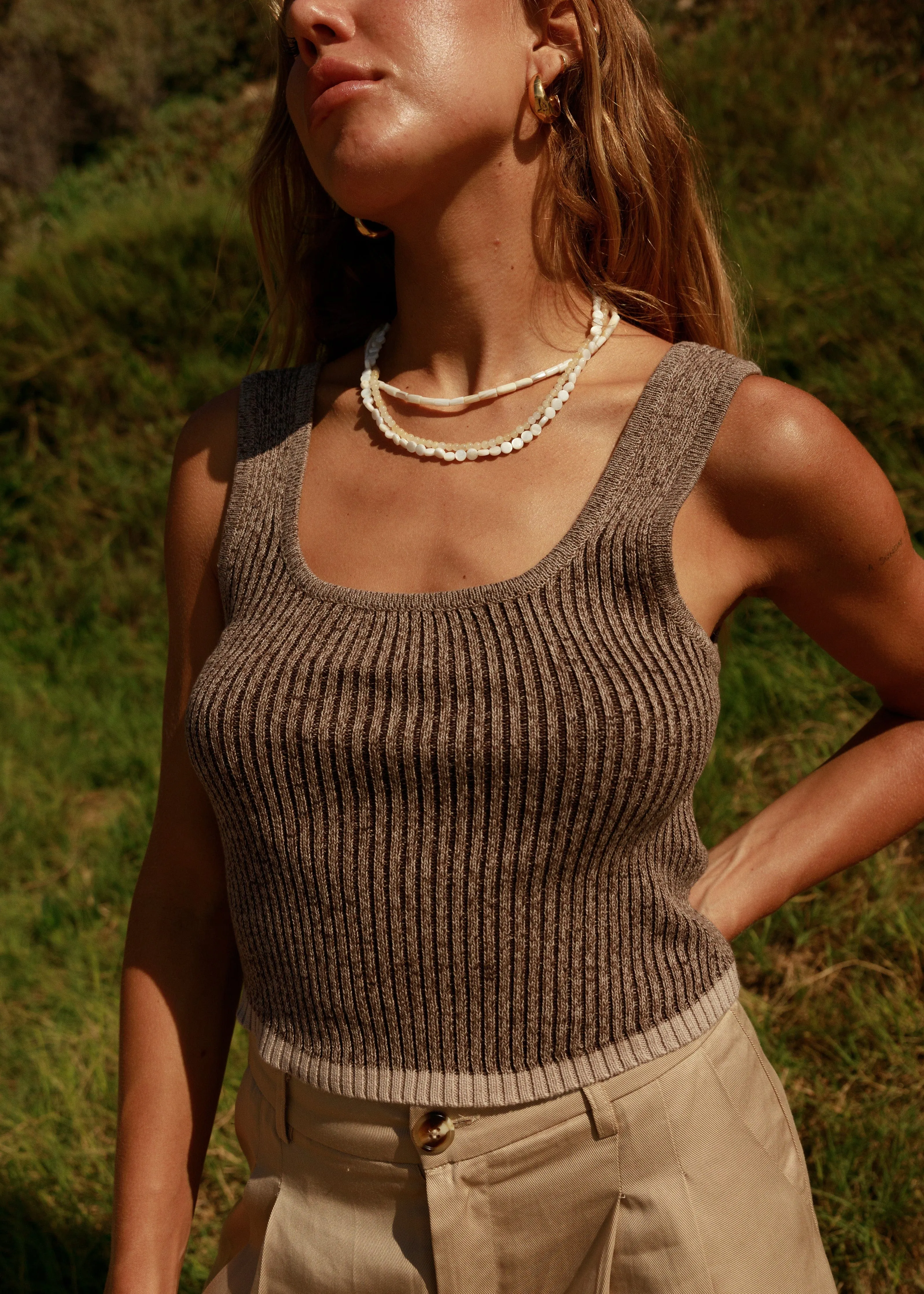 Camden Rib Knit Tank Top