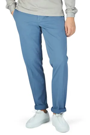 CANALI - Light Blue Chinos In Garment Dyed Cotton Microtwill - 91633-PT00452-407