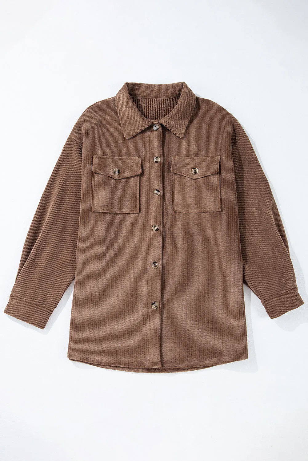 Corduroy Pocketed Shacket