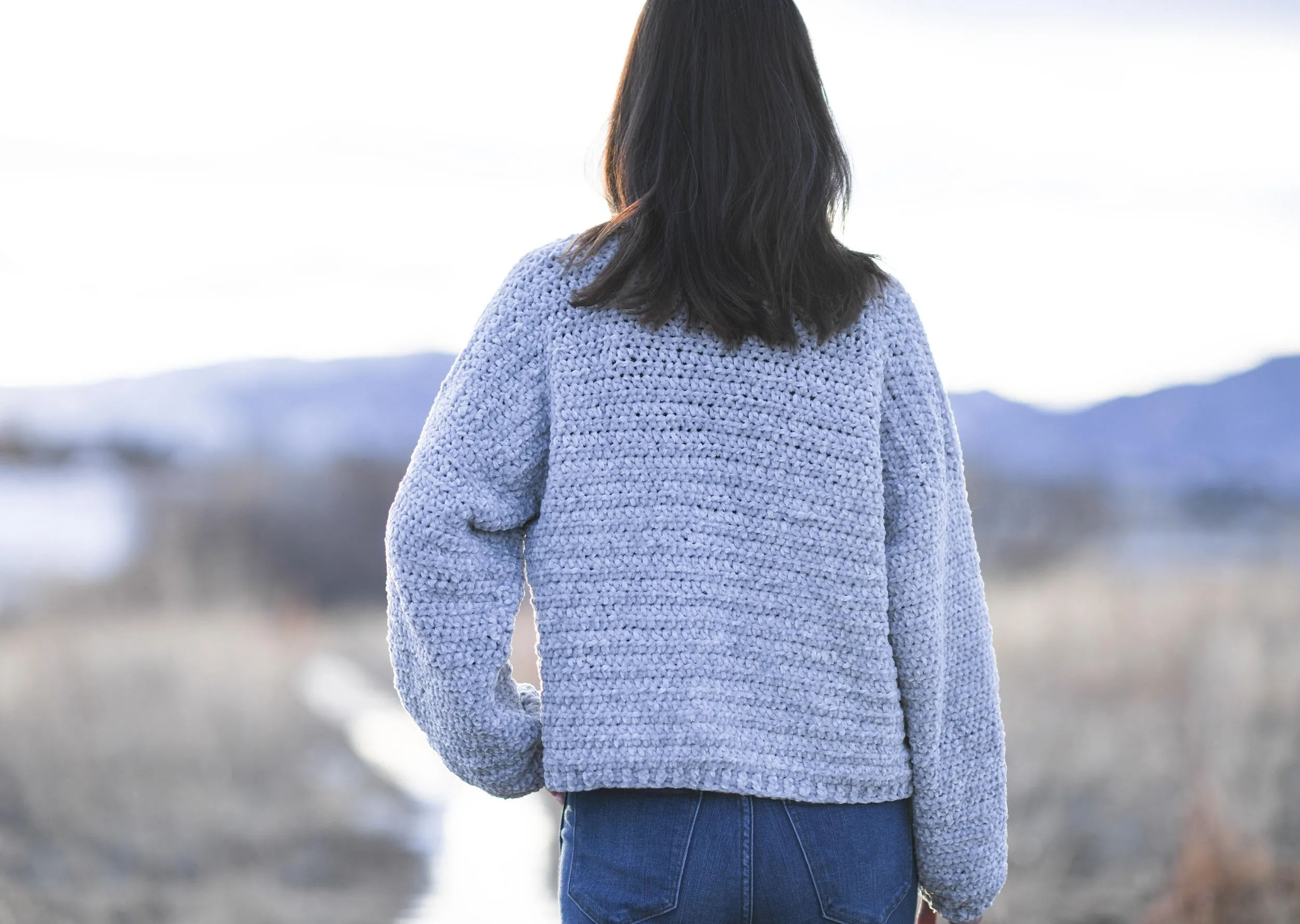 Crochet Kit - Velvet Bomber Cardigan