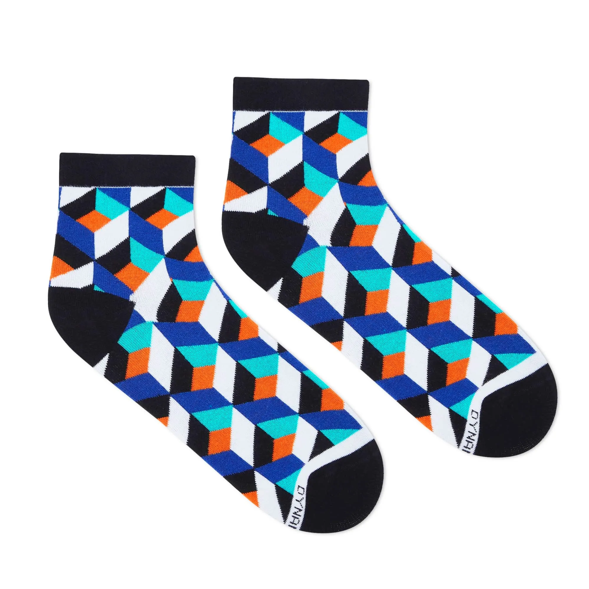 Cube Unisex Ankle Length Socks