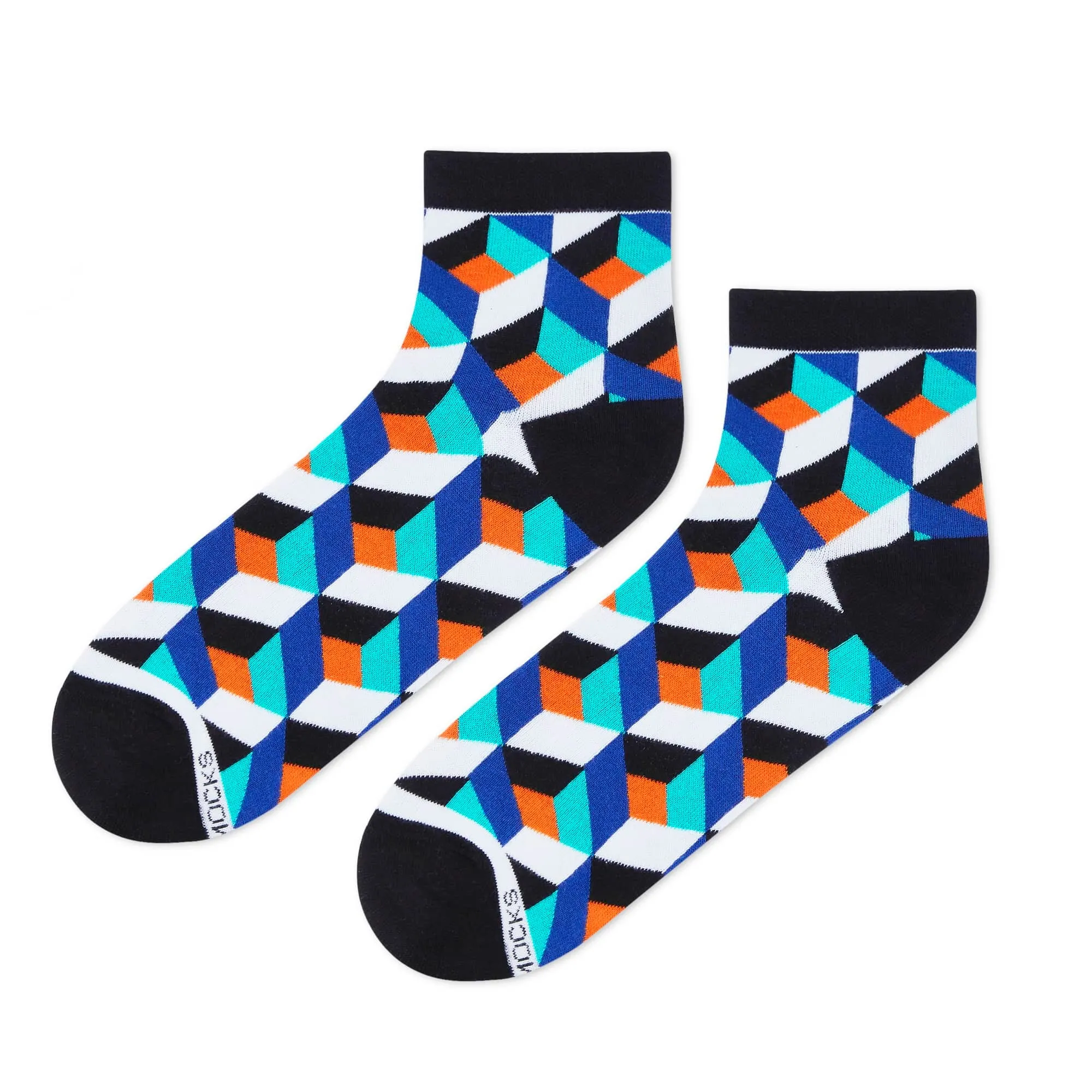 Cube Unisex Ankle Length Socks