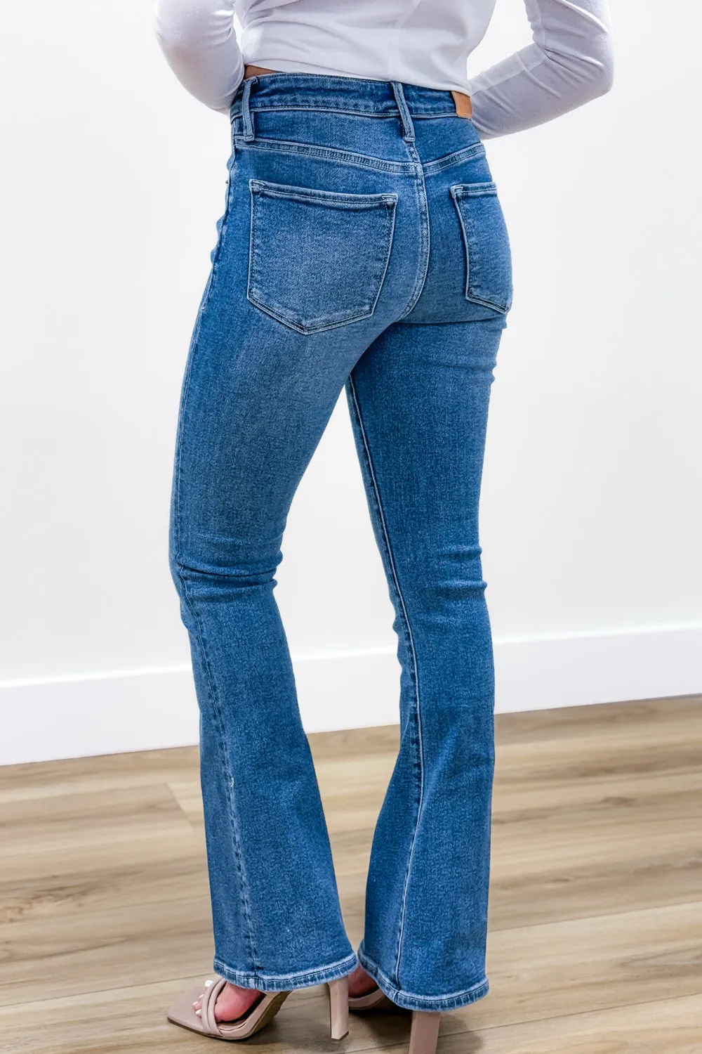 Dear John: Jaxton High Rise Boot Cut Jeans - Lovelle