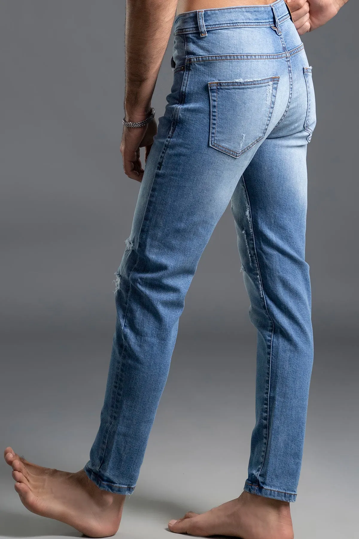 Decibel Skinny Ripped Jeans
