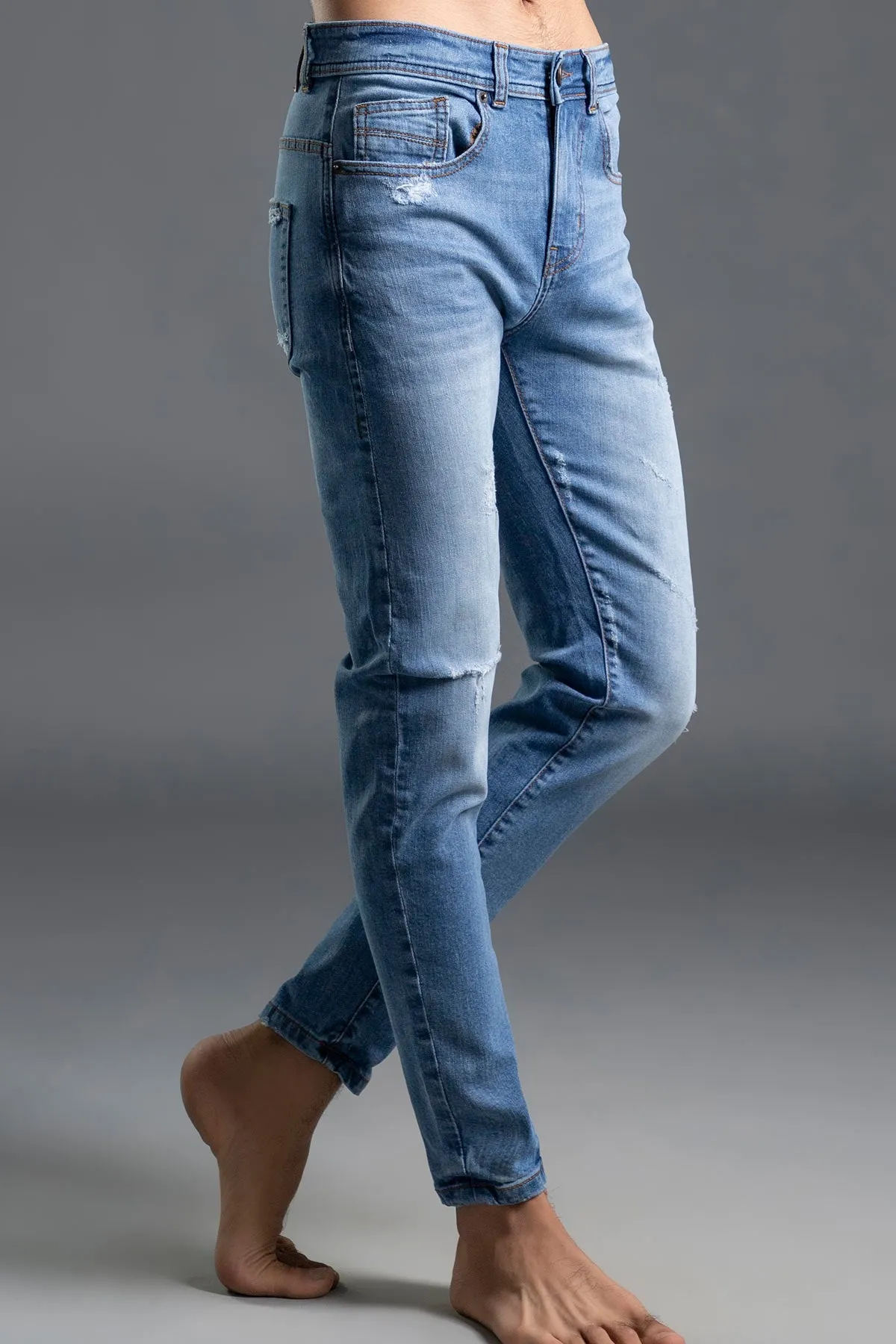 Decibel Skinny Ripped Jeans