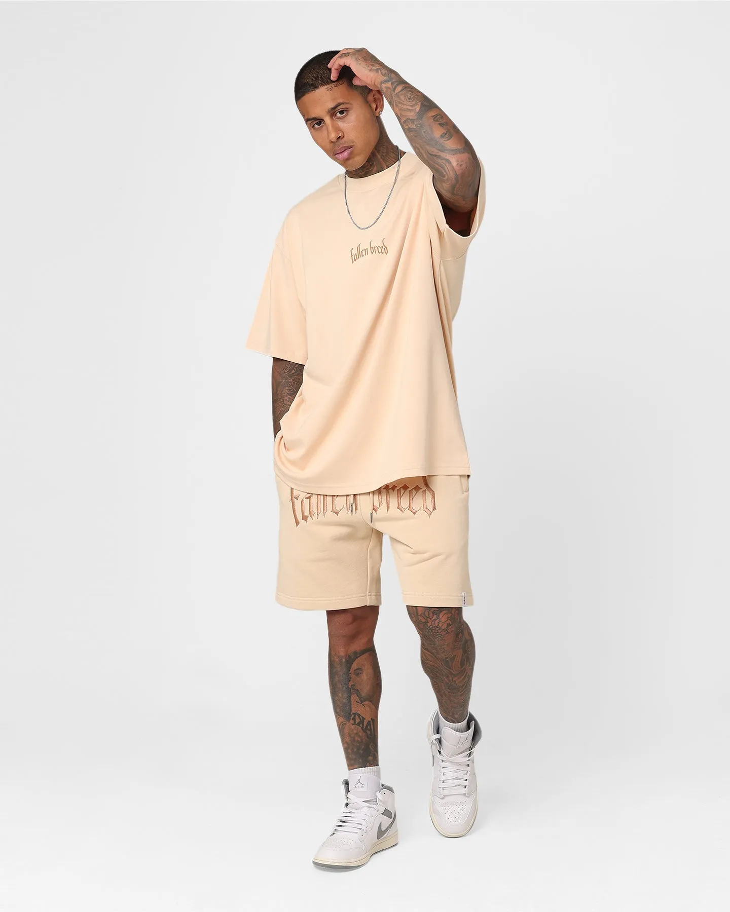 Fallen Breed Logo T-Shirt Nude