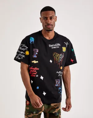 First Row Embroidered Tee