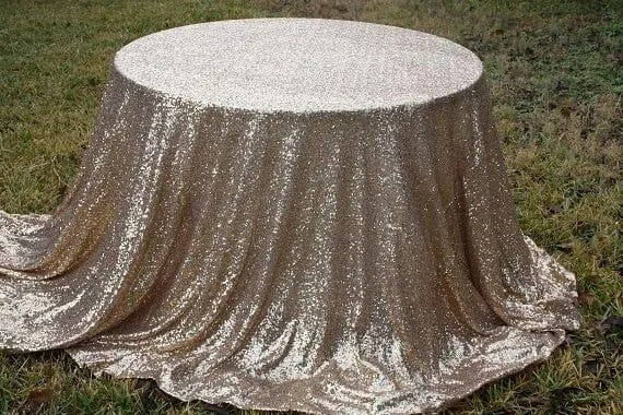 Glitz Mesh Sequins Fabric | 3mm Glitter Sequins | 52" Wide | Multiple Colors |