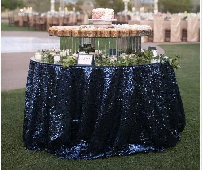 Glitz Mesh Sequins Fabric | 3mm Glitter Sequins | 52" Wide | Multiple Colors |