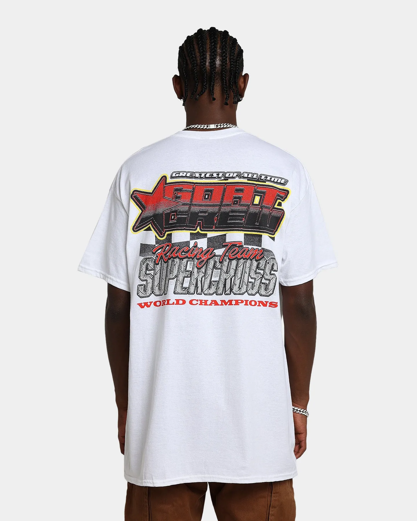 Goat Crew Supercross Racing Team T-Shirt White