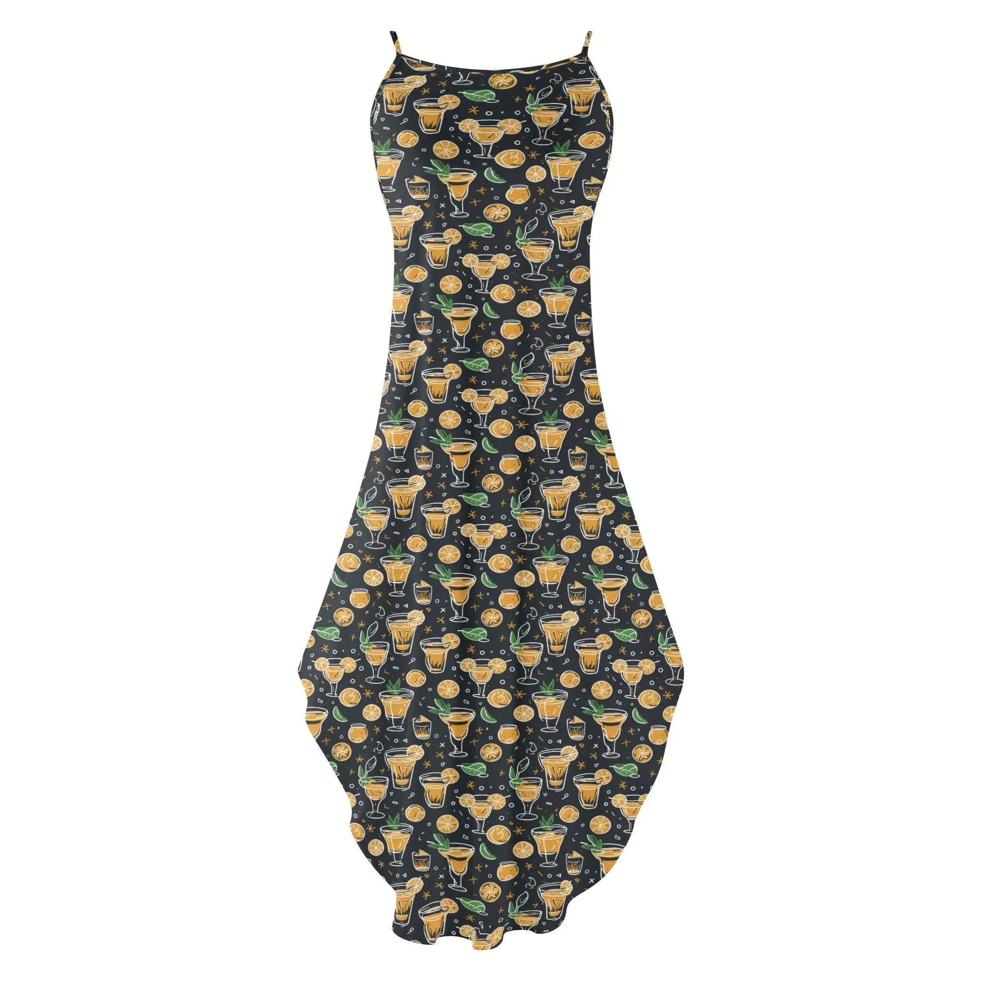 Gold Margarita Womens Elegant Sleeveless Evening Dress