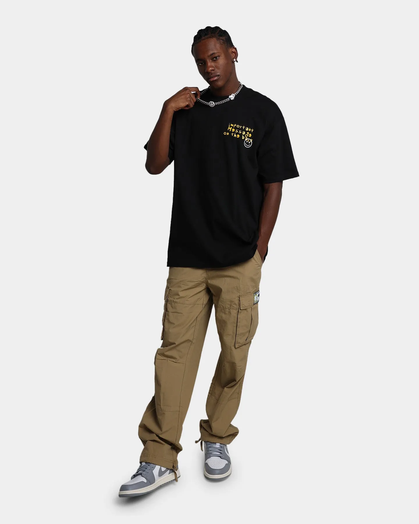 Goodsinners Important Message T-Shirt Black