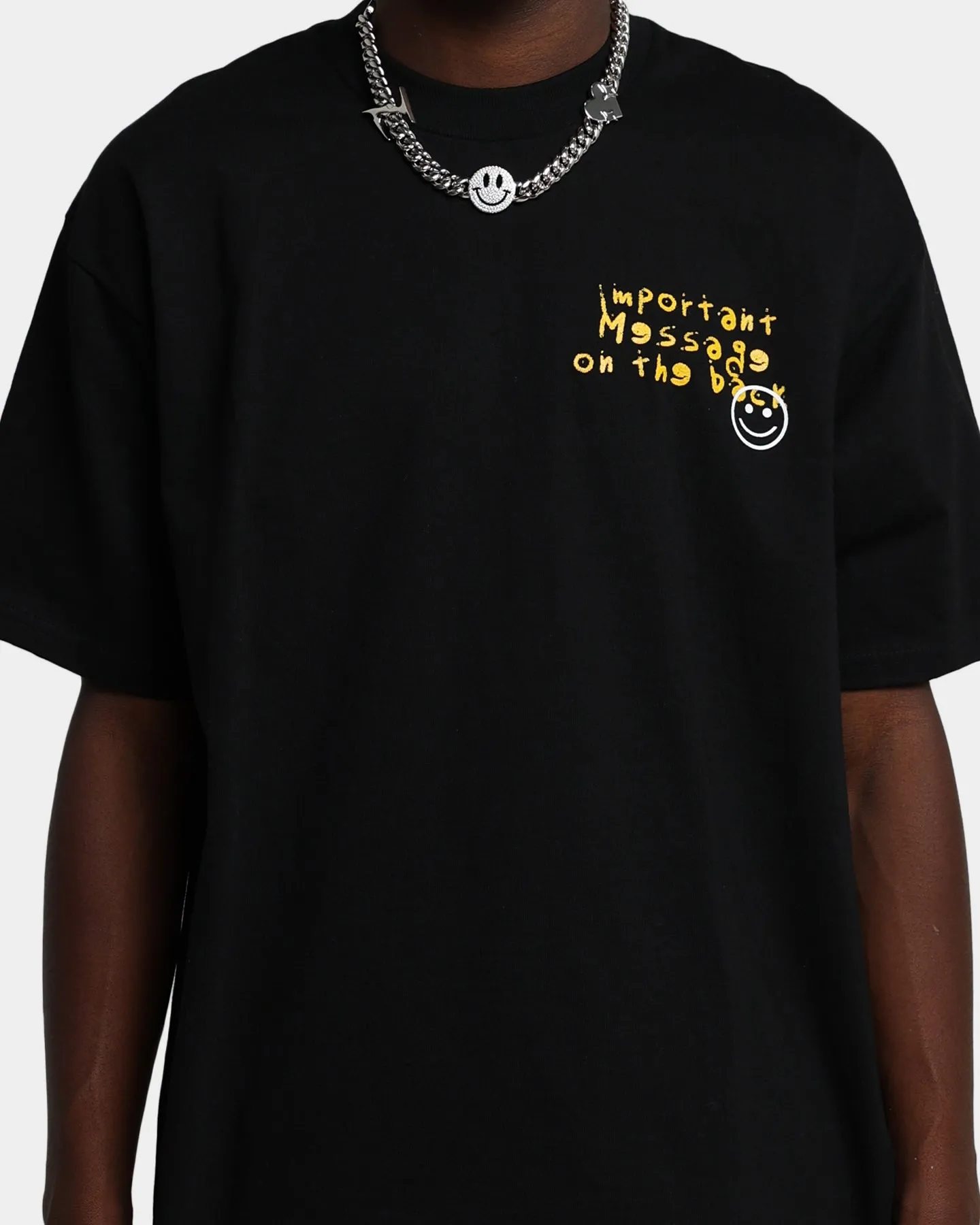 Goodsinners Important Message T-Shirt Black