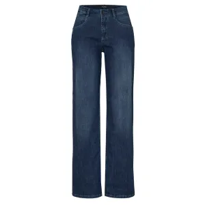 Liv Mid Blue Wide Leg Trousers