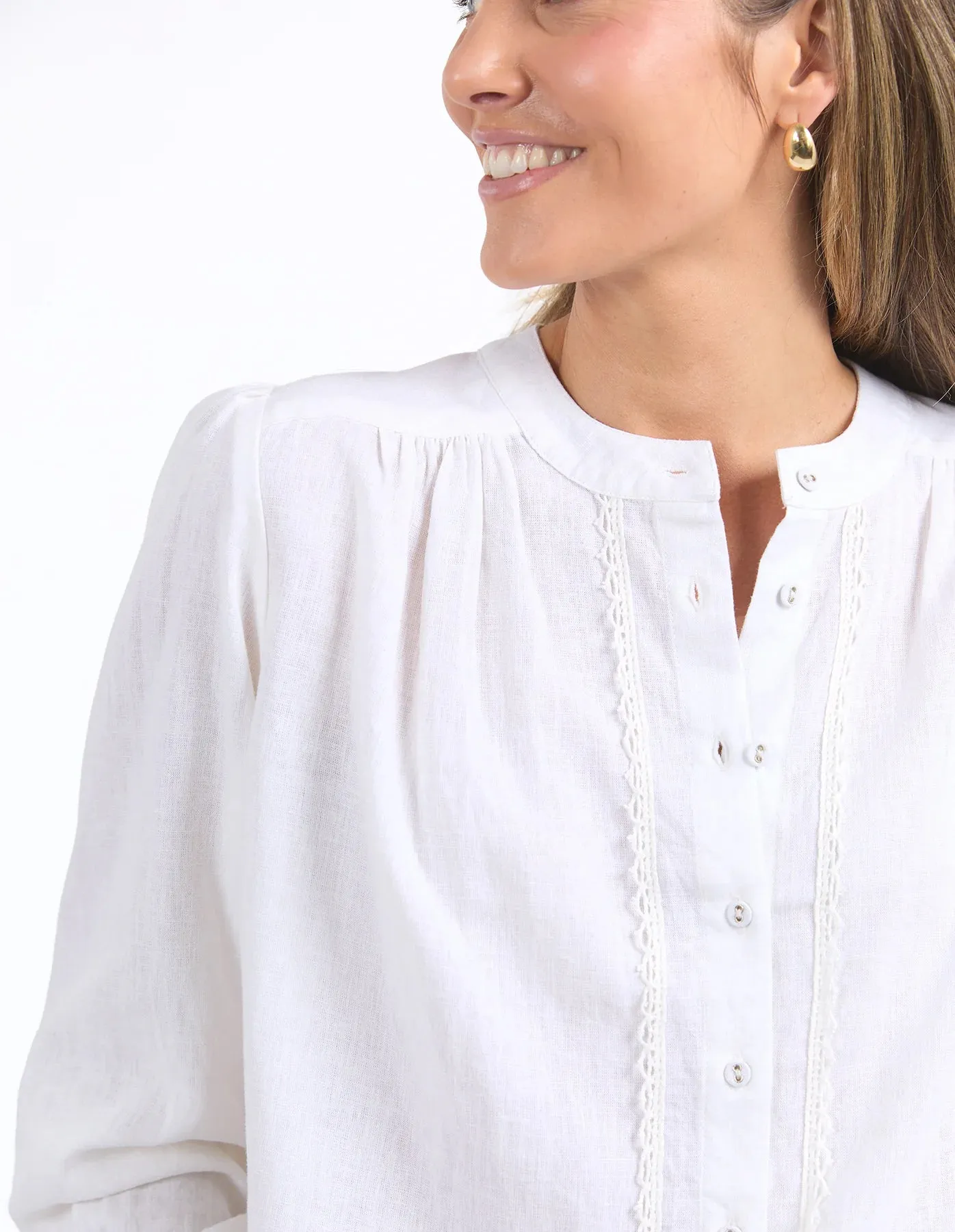 LUCILLE BLOUSE -Marshmallow