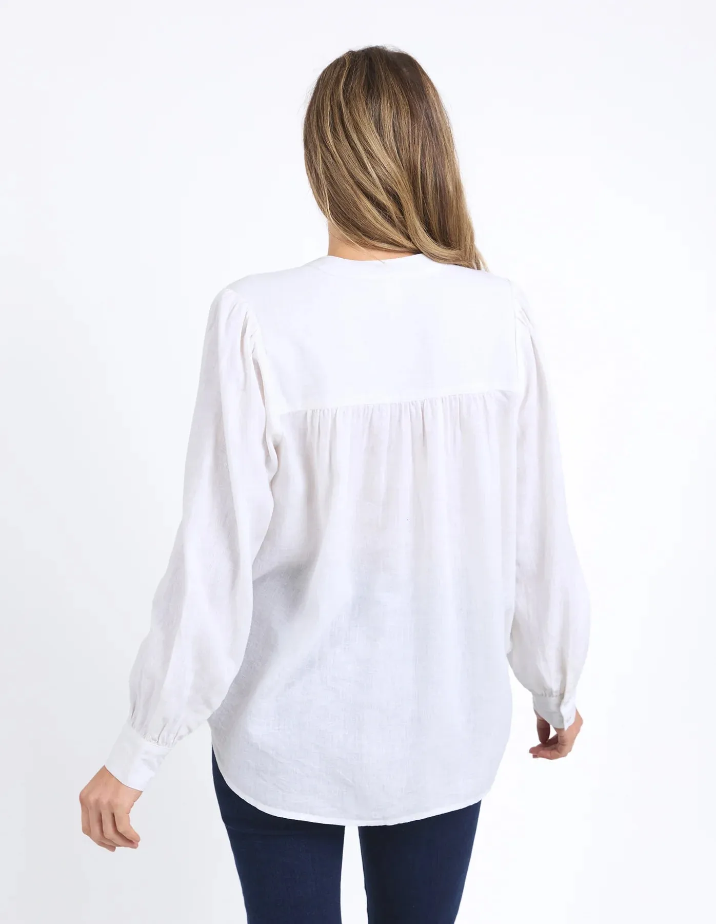 LUCILLE BLOUSE -Marshmallow