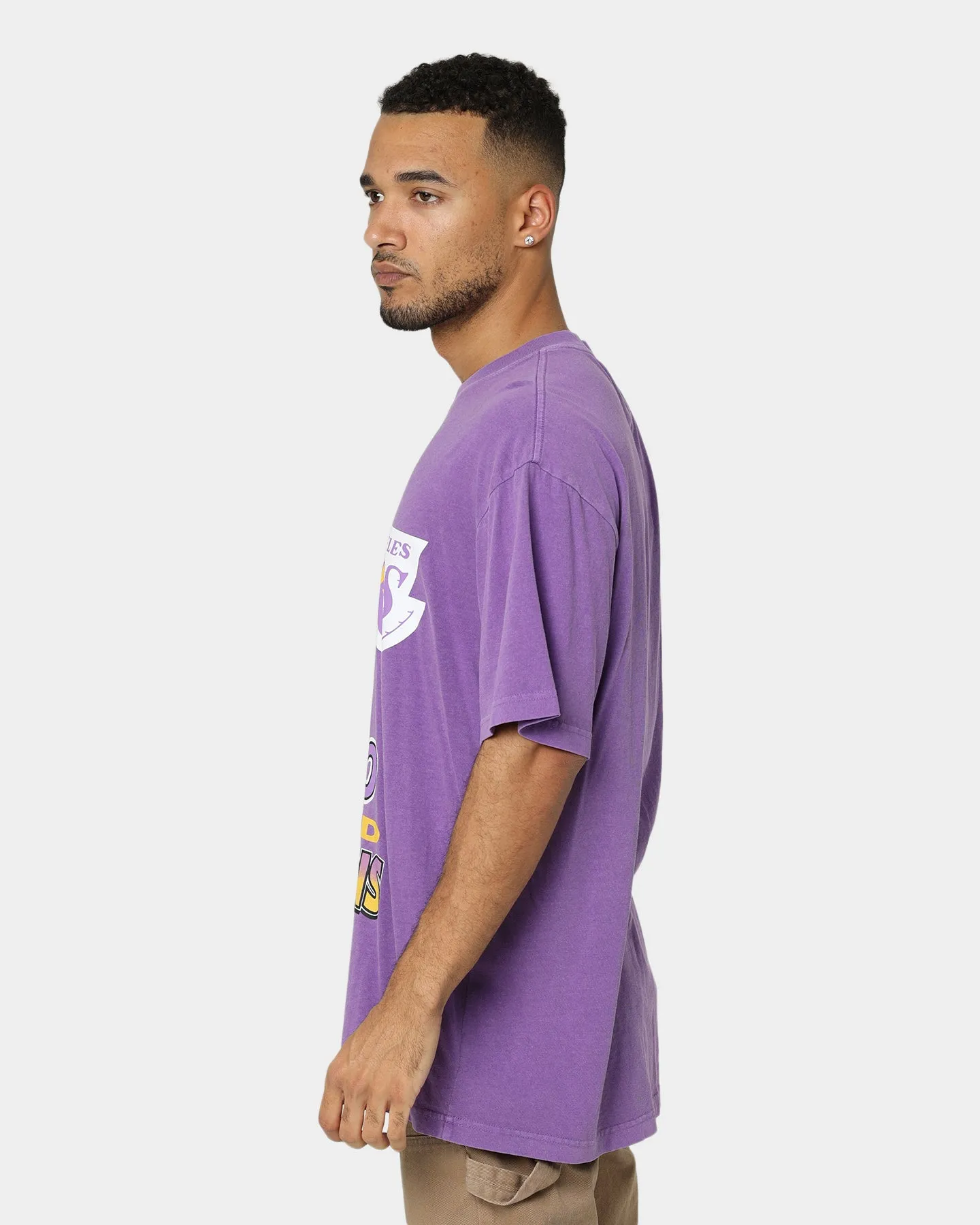 Mitchell & Ness Los Angeles Lakers 2000s World Champions T-Shirt Purple