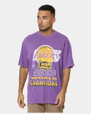 Mitchell & Ness Los Angeles Lakers 2000s World Champions T-Shirt Purple