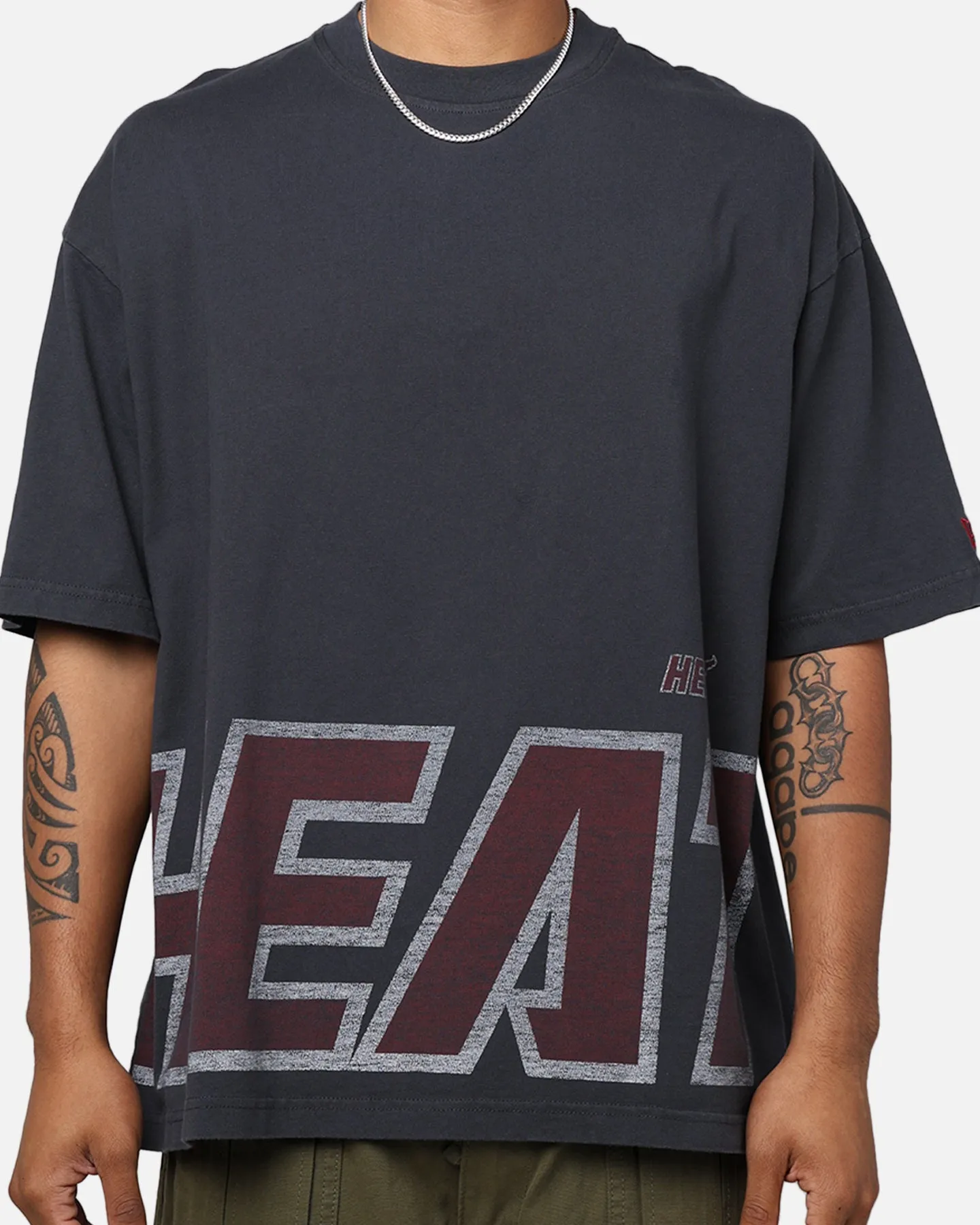 New Era Miami Heat Oversized T-Shirt Black