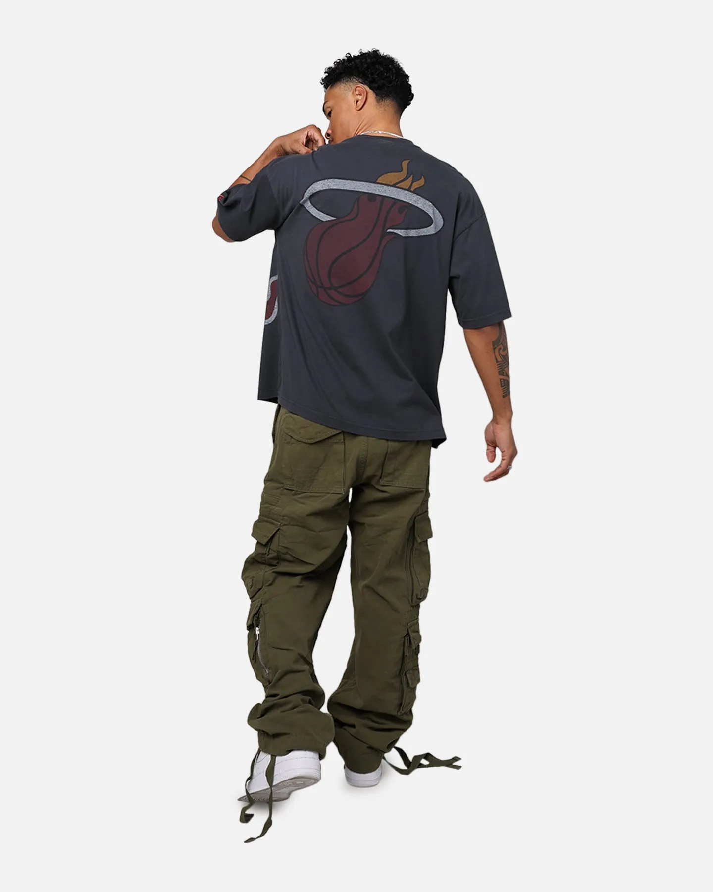 New Era Miami Heat Oversized T-Shirt Black