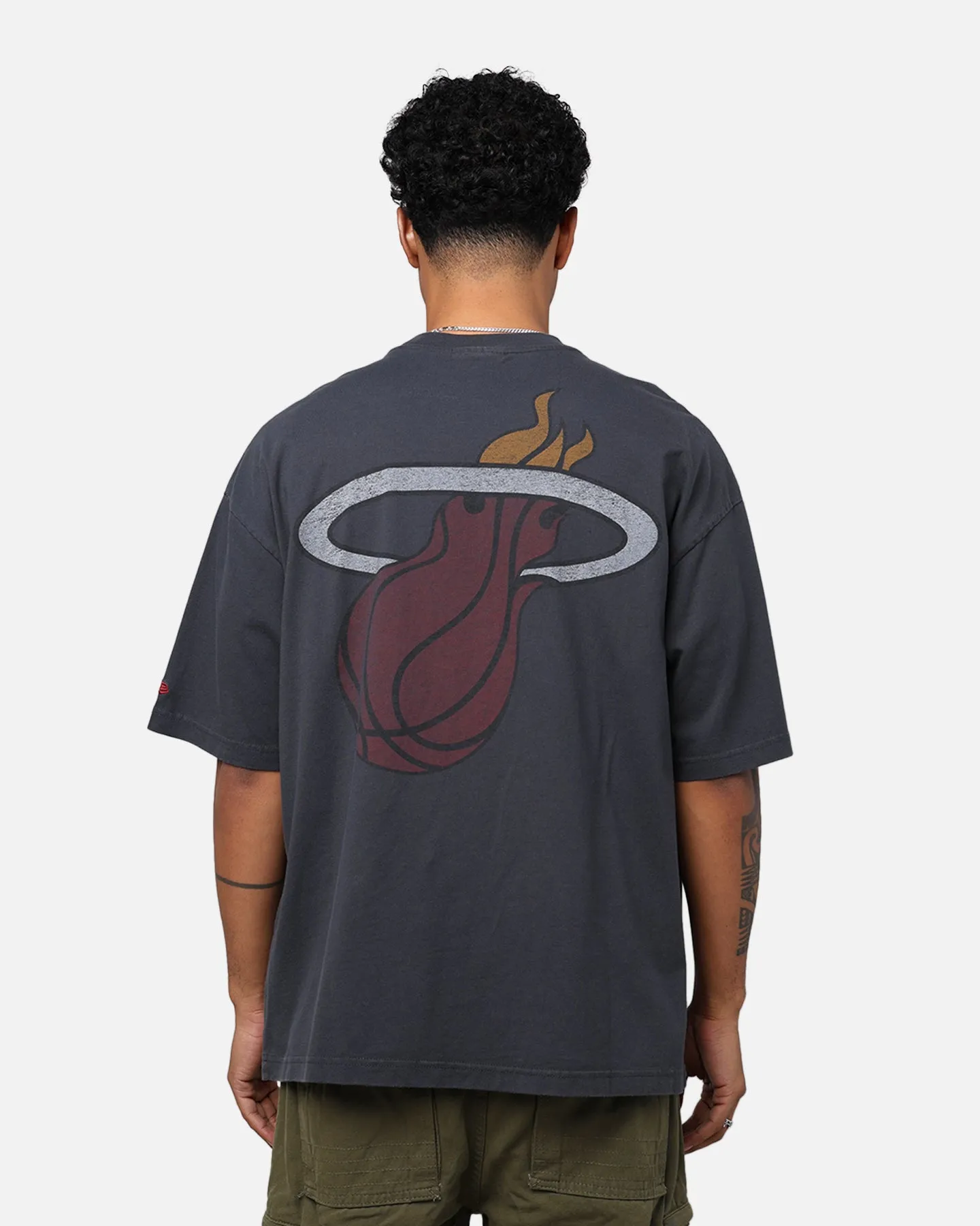 New Era Miami Heat Oversized T-Shirt Black