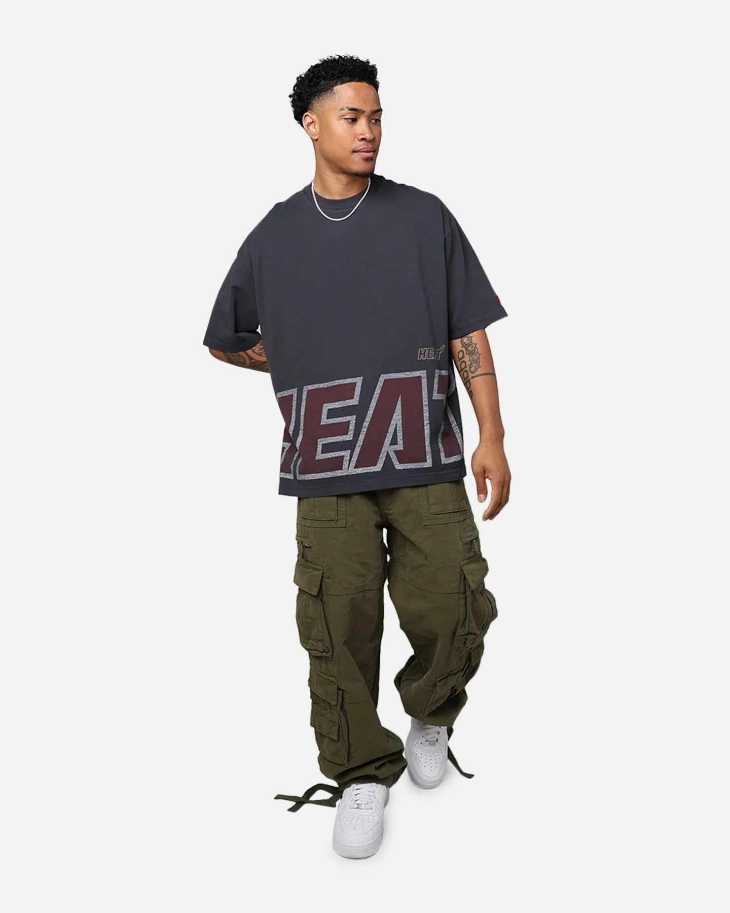 New Era Miami Heat Oversized T-Shirt Black