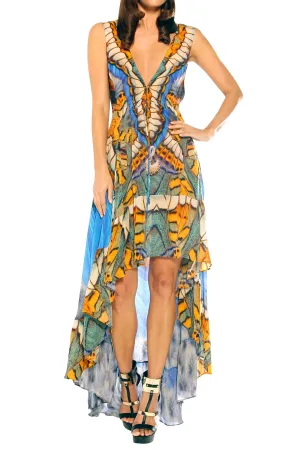 Party Wear High Low Maxi Dress