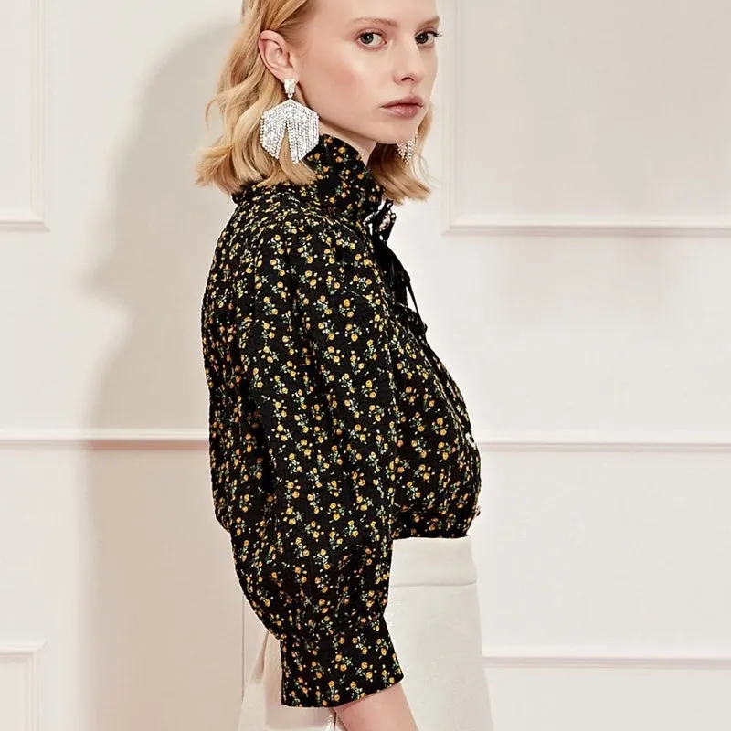 Pony Up Puff Sleeve Blouse