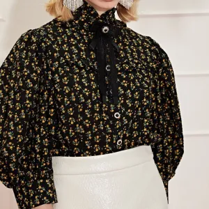 Pony Up Puff Sleeve Blouse