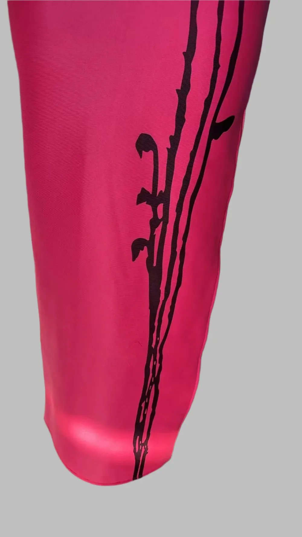 Printed Hanging Slant Neck Sleeveless Ruffle Maxi Bandage Dress