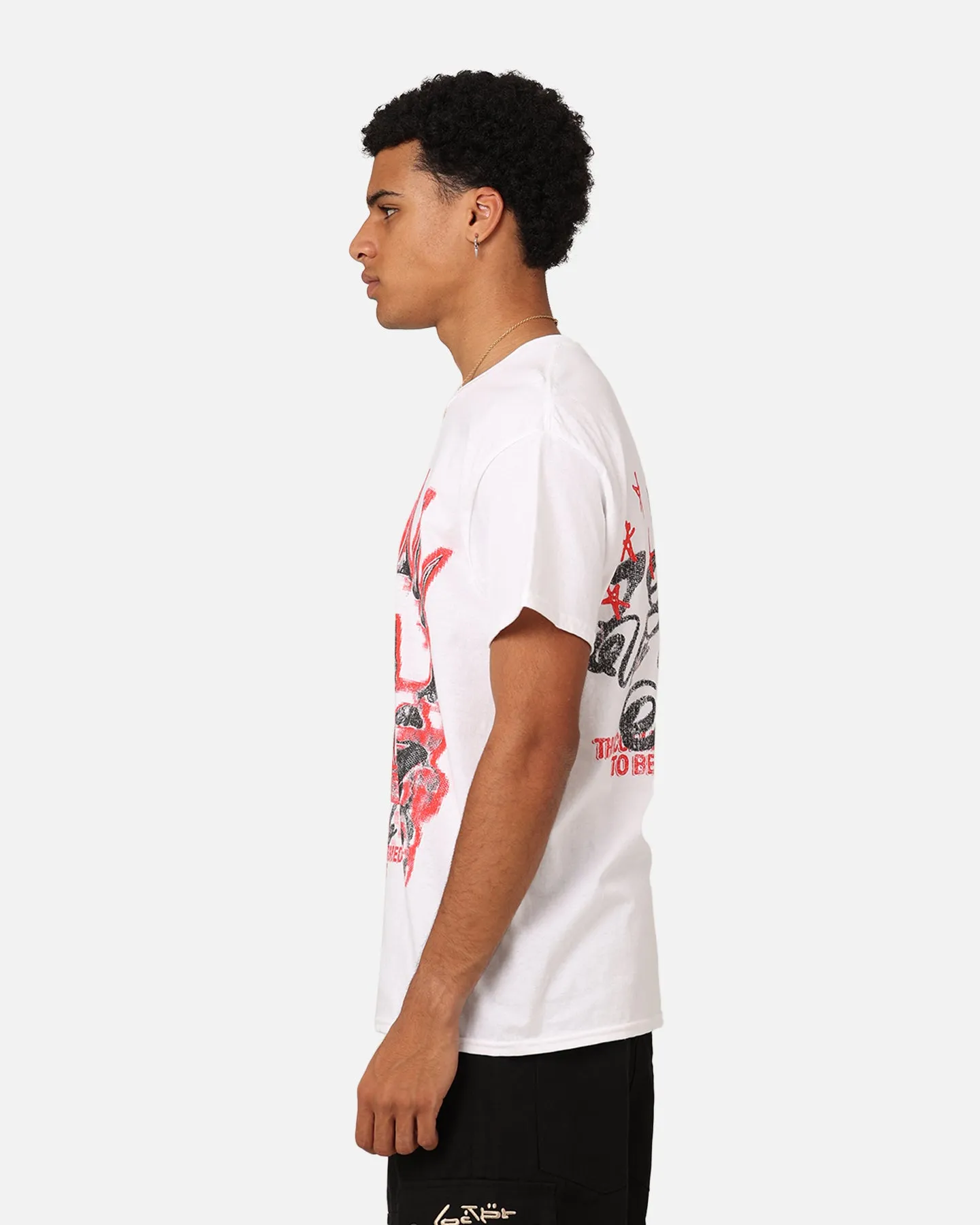 Rats Get Fat Screw Up T-Shirt White