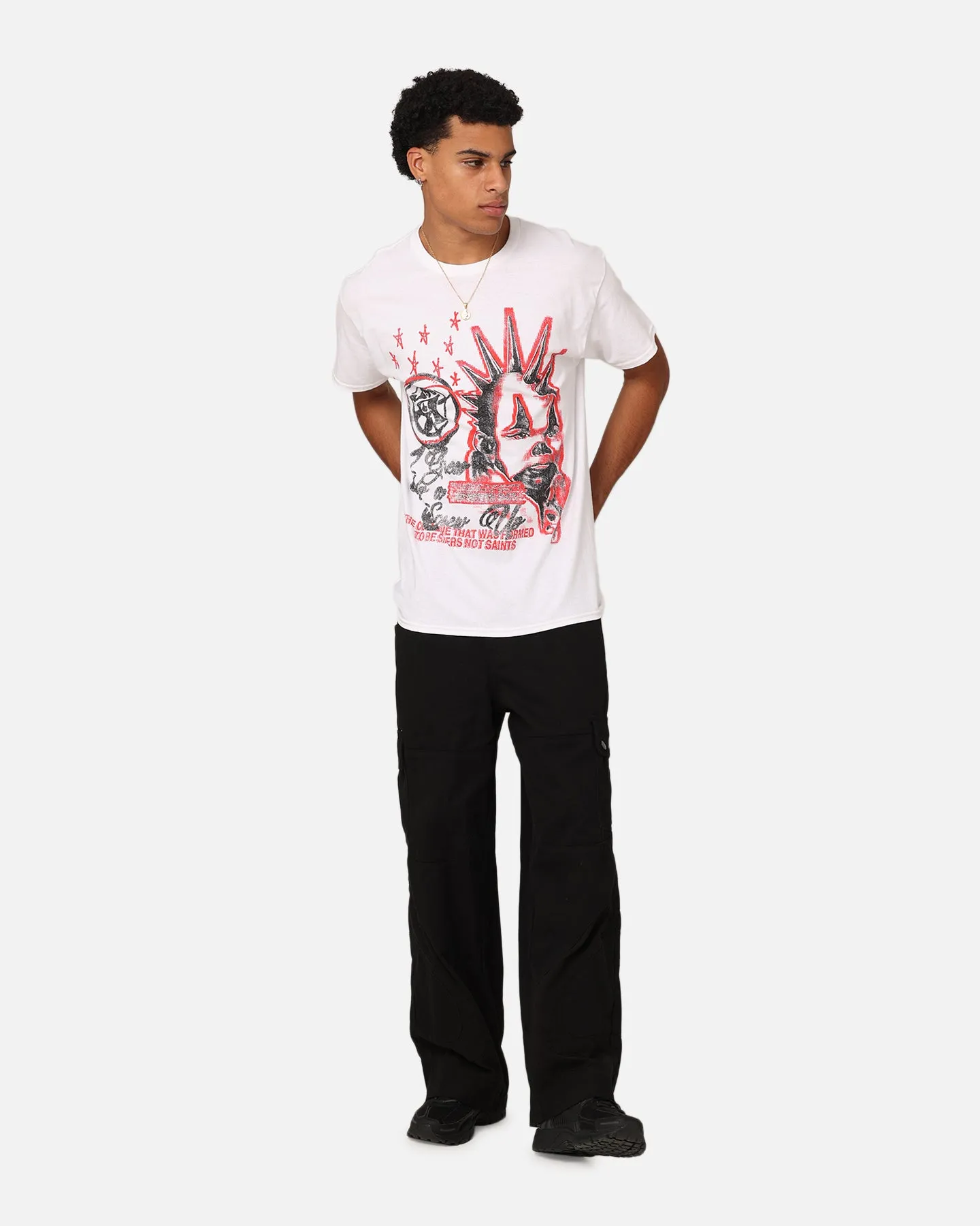 Rats Get Fat Screw Up T-Shirt White