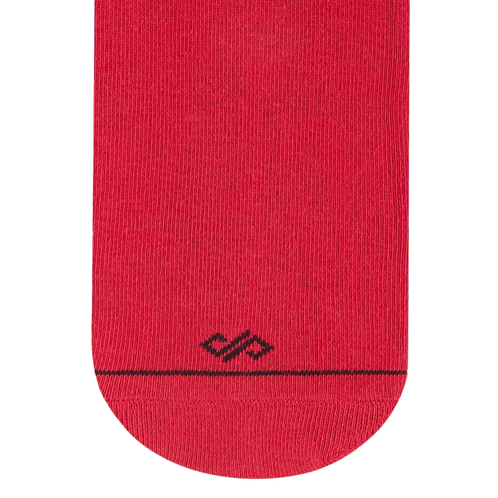 Red Unisex Ankle Length Socks