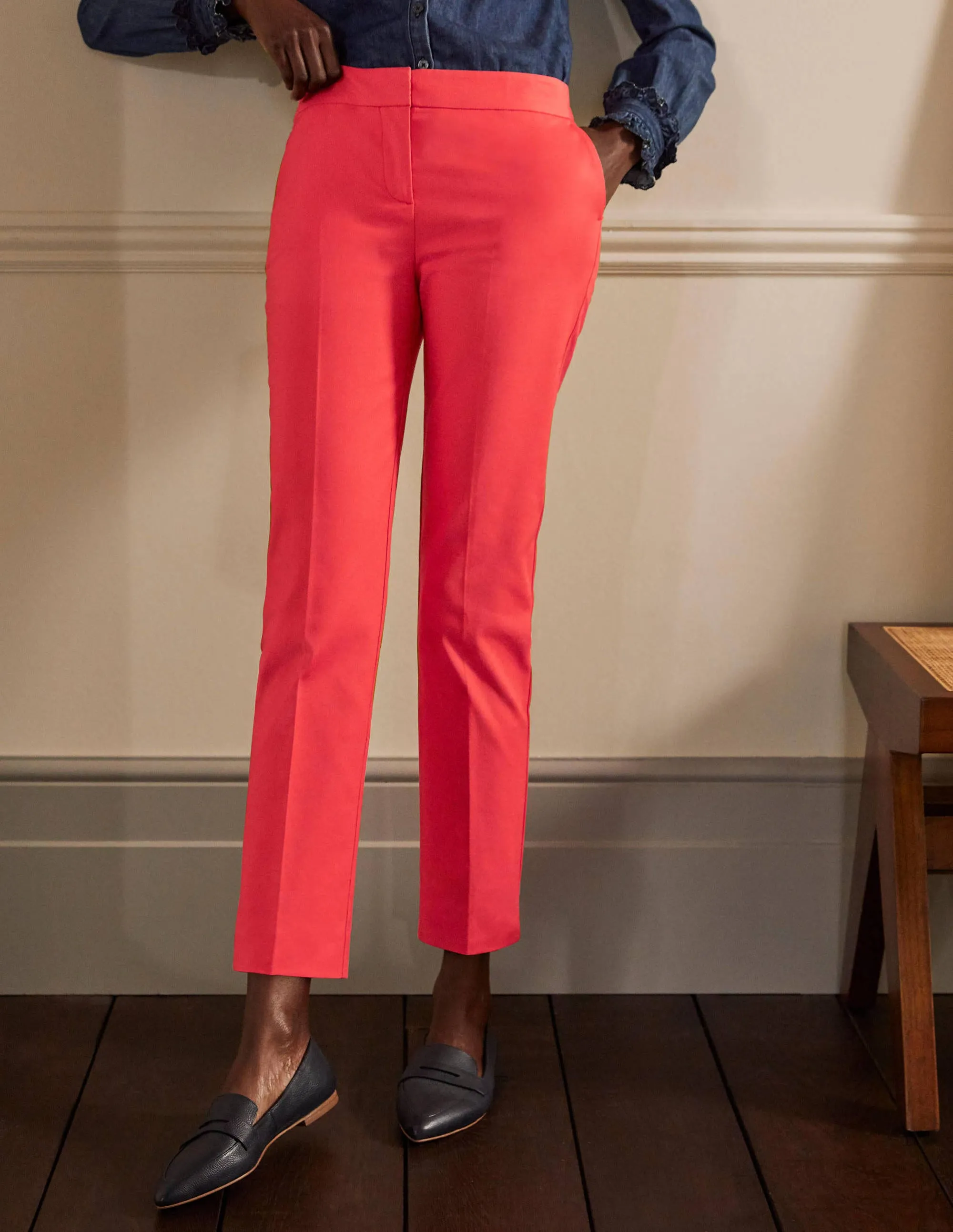 Richmond 7/8 Trouser-Bright Coral