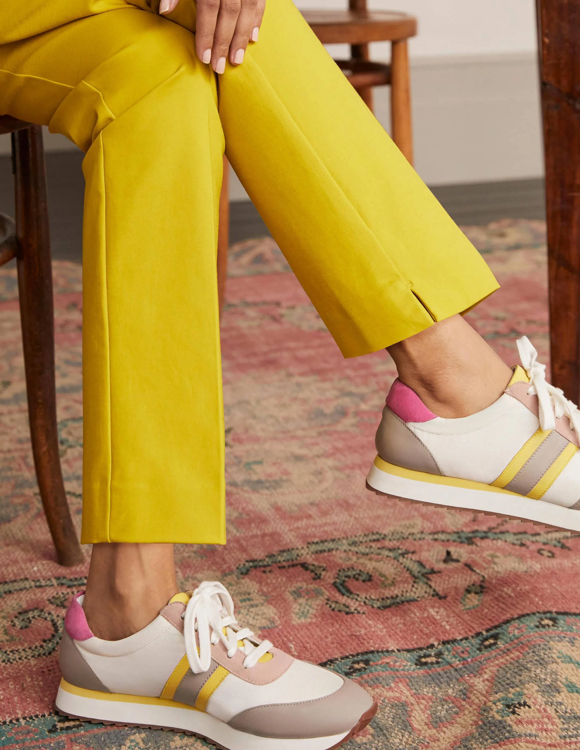 Richmond 7/8 Trouser-Chartreuse