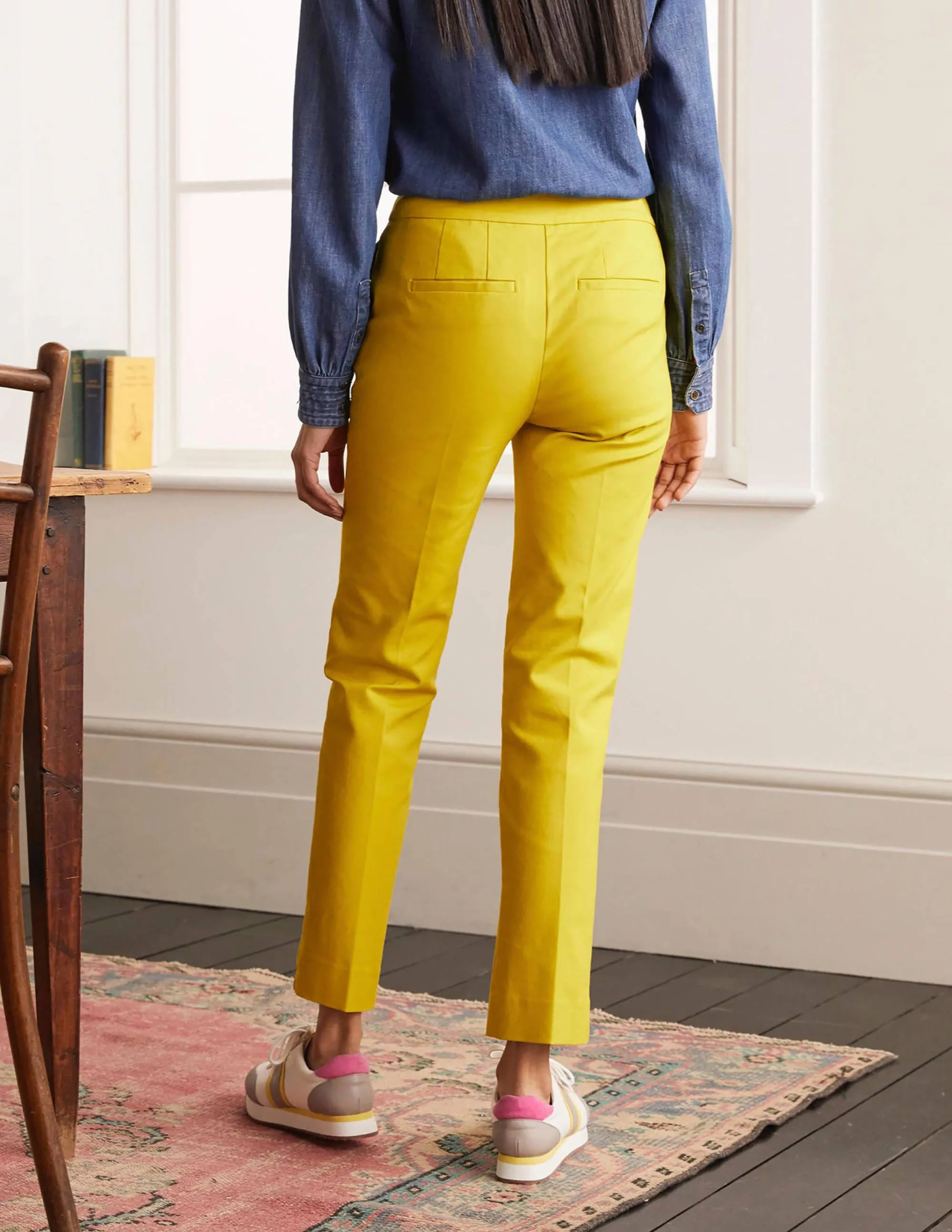 Richmond 7/8 Trouser-Chartreuse