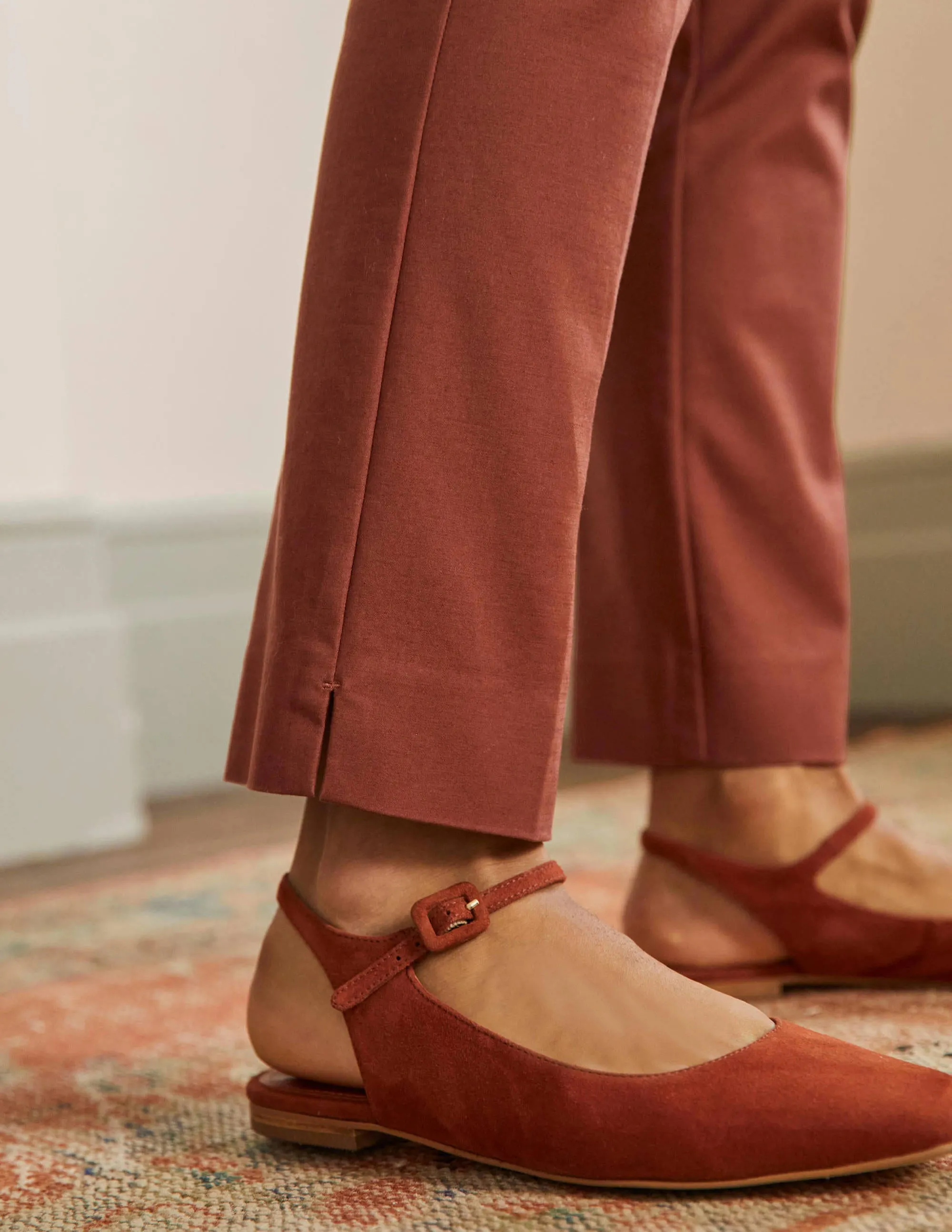 Richmond 7/8 Trouser-Red Oak