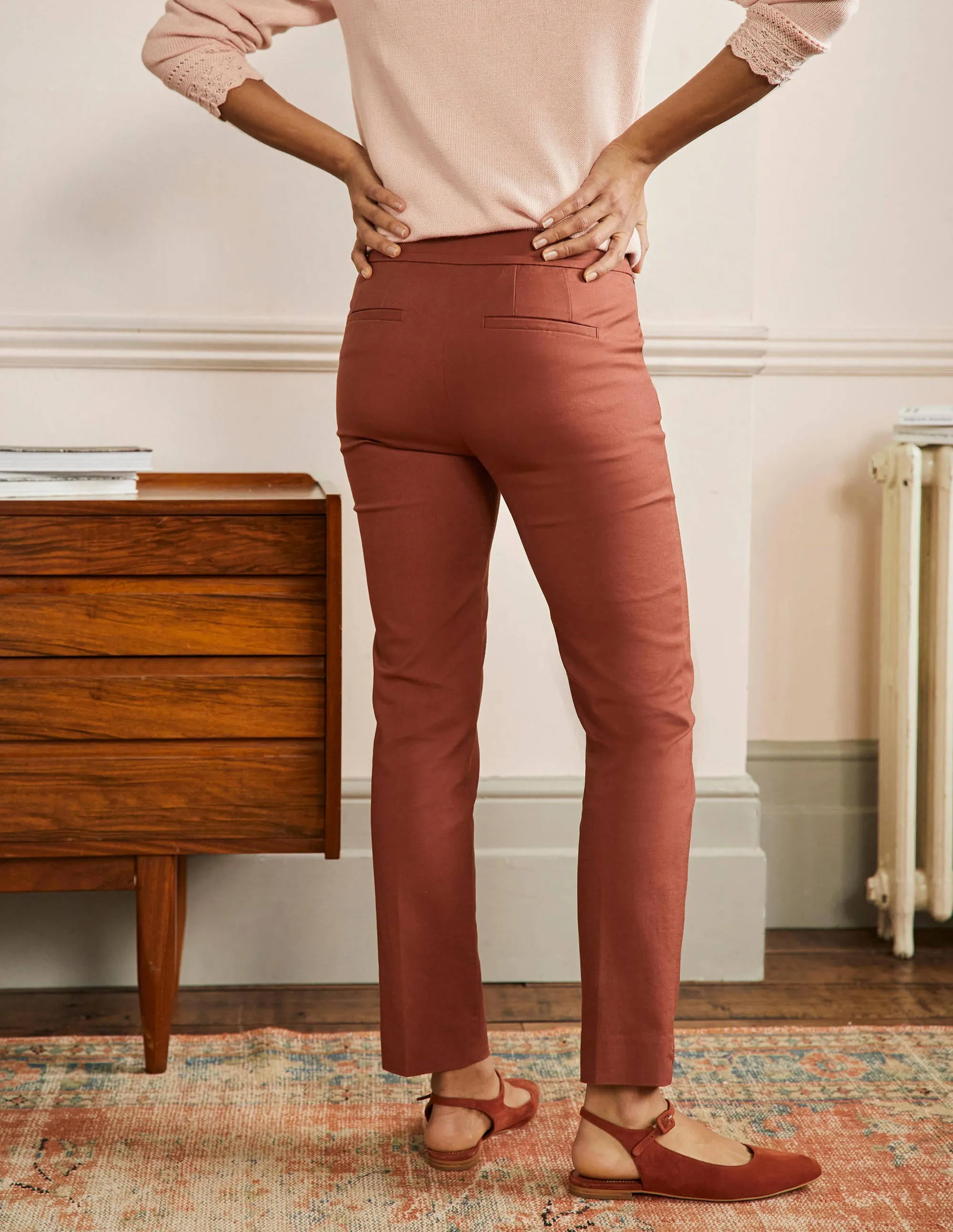 Richmond 7/8 Trouser-Red Oak