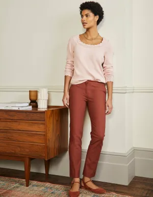 Richmond 7/8 Trouser-Red Oak