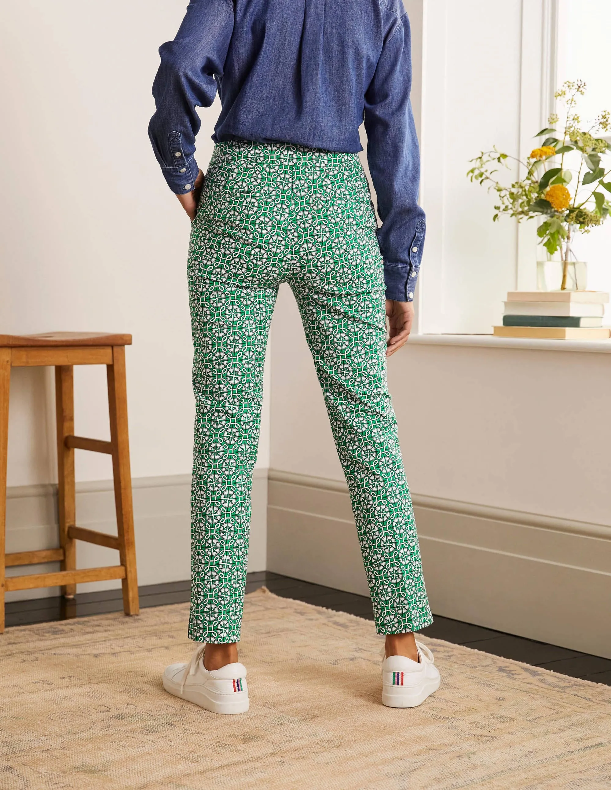 Richmond 7/8 Trouser-Sapling, Compass Knot