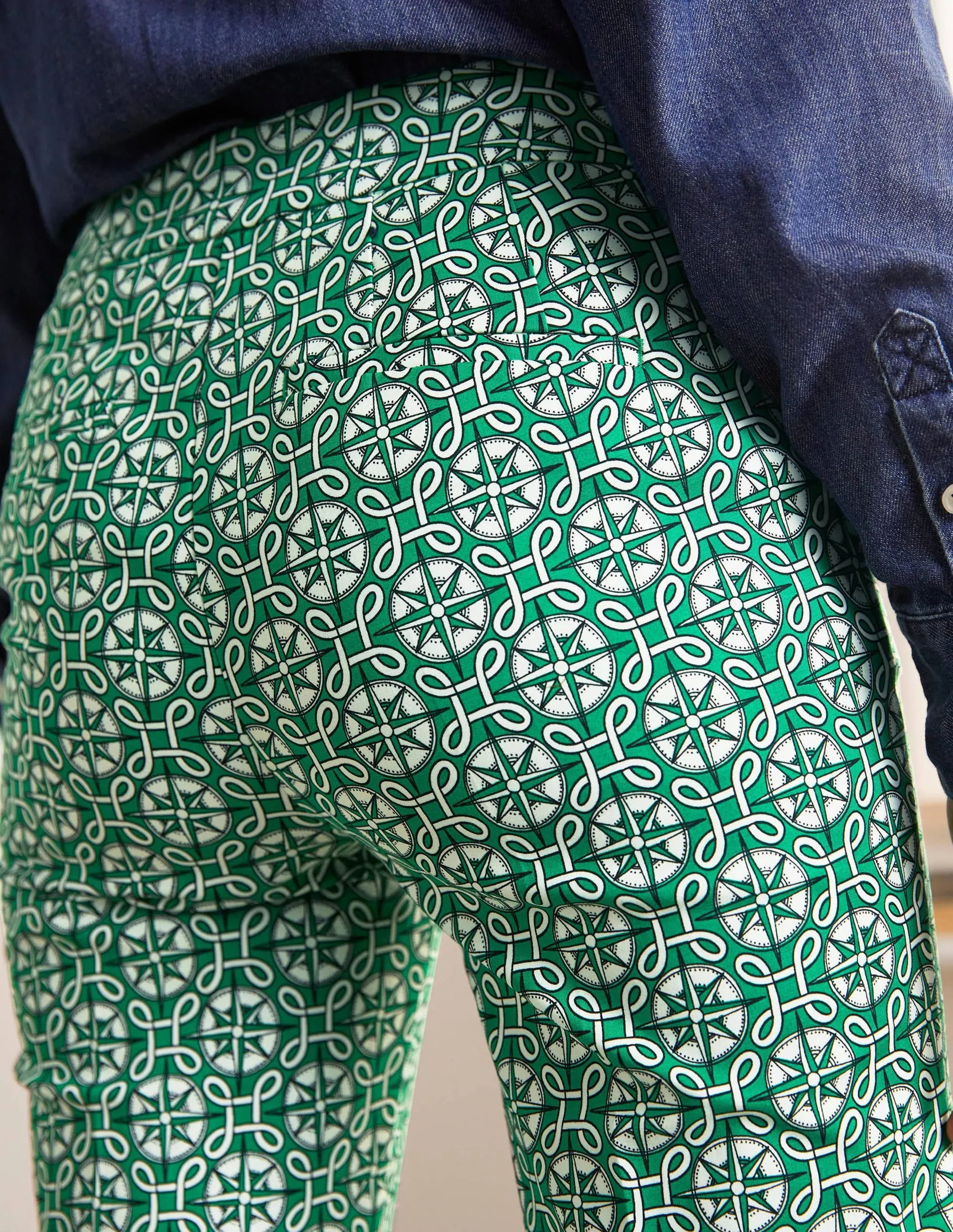 Richmond 7/8 Trouser-Sapling, Compass Knot