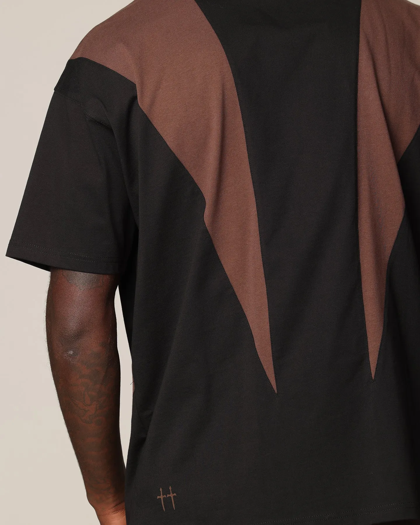 Saint Morta Rage Boxy T-Shirt Black/Brown